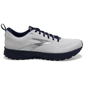 Brooks Revel 5 Road Running Shoes - Mens, White/Blue | IE-NOV168203